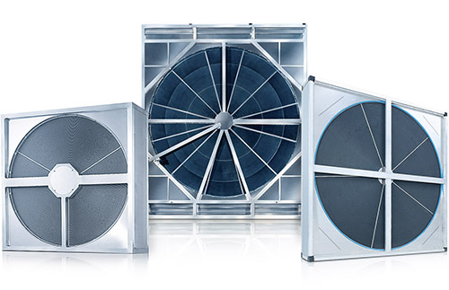 Rotary wheel type heat exchanger